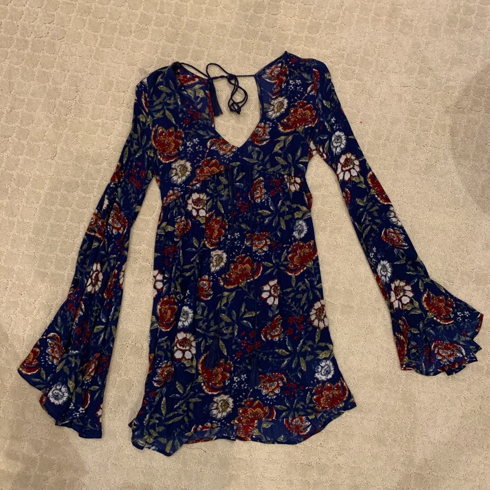 Abercrombie Floral Long Sleeve Dress